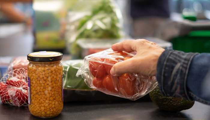 Fresh groceries for a vacation home's pre-arrival stocking